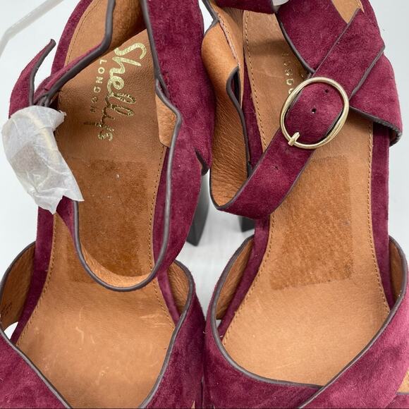 NWOB Shellys London Lauren Suede Platform Sandal - 9 - Picture 6 of 13